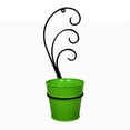 thumbnail image 5 of Handmade 100% Iron Round Modern Green Coated Color 12.8 x 4.9 x 4.6 Inches Planters Pot 1007, 5 of 5