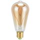thumbnail image 1 of Bombilla vintage E27 de 4 W, alta transmitancia de luz, filamento espiral flexible, brillo ajustable, luz cálida, bombilla LED., 1 of 14
