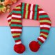 thumbnail image 2 of Stripe Pattern Puppy Cat Scarf Christmas Collar Pet Bufanda de Navidad para perros Mascotas Perrito Tamaño XL, 2 of 5