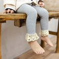 thumbnail image 3 of Uccdo Toddler Girls Casual Knitted Leggings Kids Bowknot Flower Tights Pant Stockings 6M-4T, 3 of 7