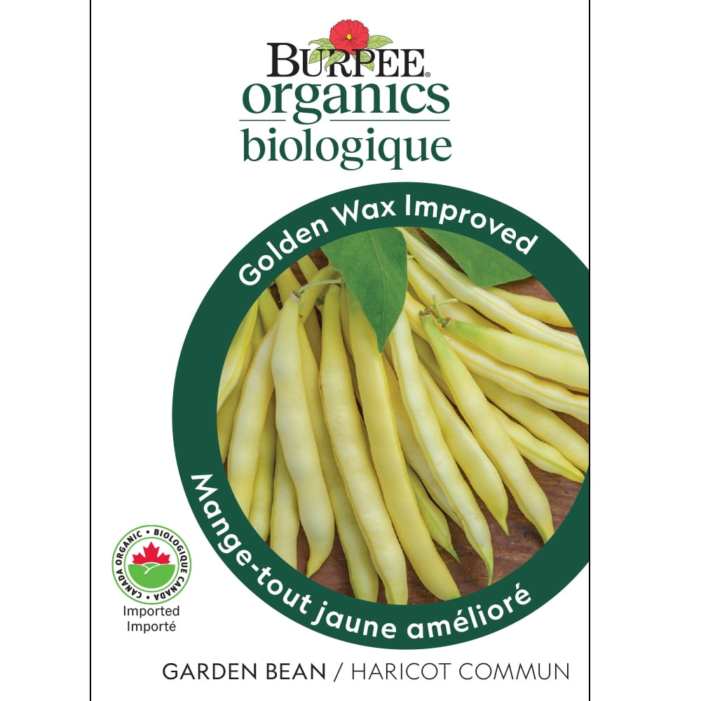 Burpee Organic Golden Wax Improved Bush Bean