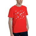 thumbnail image 2 of Dog Paw Men'S Basic Short Sleeve T-Shirt Red 5x-Large, 2 of 5