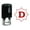 Red, variant on Printtoo Octagon Celtic Swirl Frame Alphabet D Monogram Self Inking Rubber Stamp Office Stationary