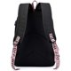 thumbnail image 2 of Mochila de lona recargable por USB (rosa), 2 of 5