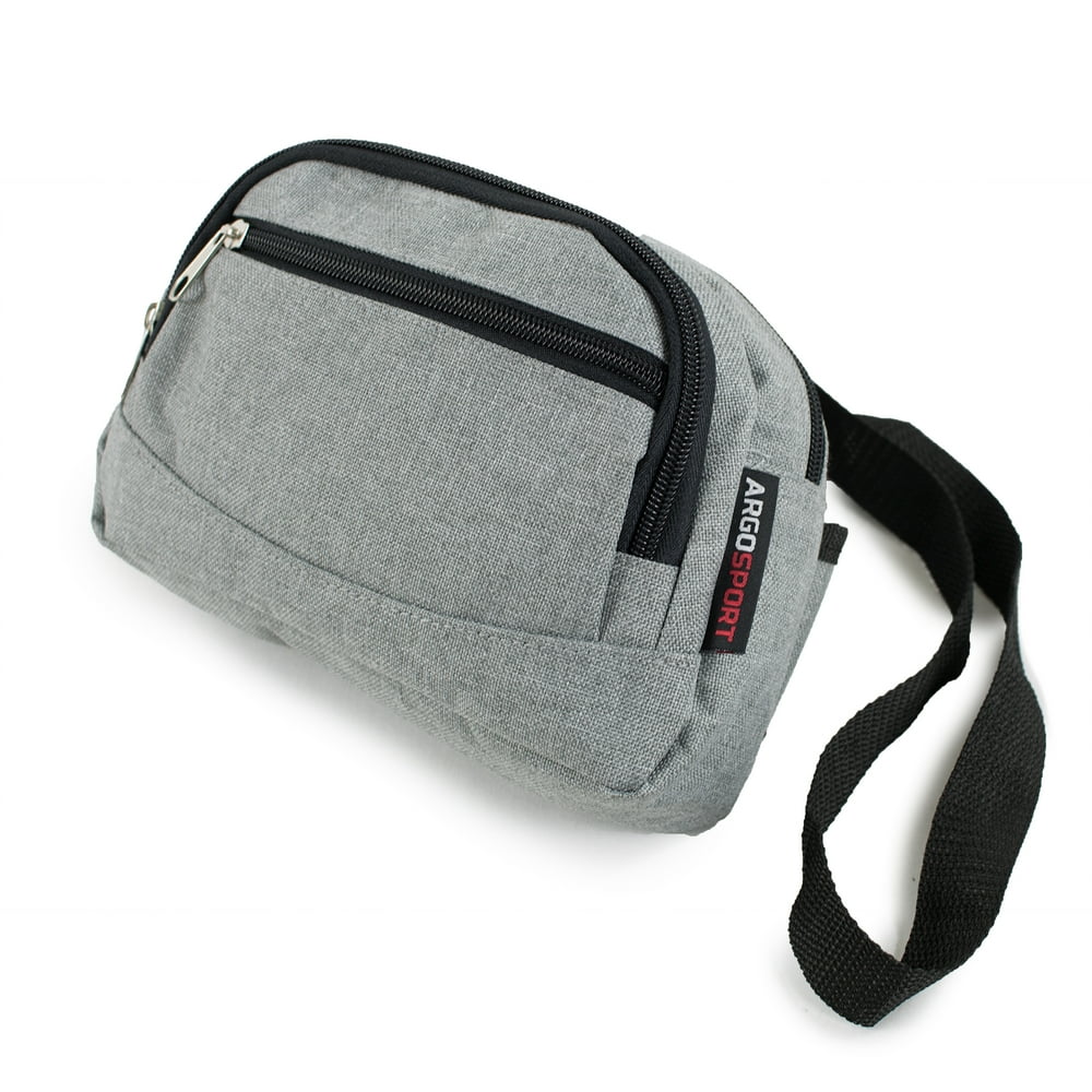 Argo Sport Fanny Pack Multipocket Heathered Grey Waist Bag Walmart
