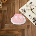thumbnail image 4 of unbranded Delantal De Cocina Rosa Estilo Con Volantes Para Chef En Eventos Y Uso Diario, 4 of 6