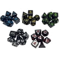 thumbnail image 4 of Huggegwe Ensemble de dés 7 Pcs pour Jeu de Rôle dés en Polyéthylène comme dés de Donjons et Dragons Noirs dés en Polyéthylène en Vrac Moules à dés en Polyéthylène pour Résine, 4 of 8