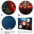thumbnail image 3 of Designart "Coral Blue Lobster Grace" Animals Floater Framed Wall Art Living Room, 3 of 7