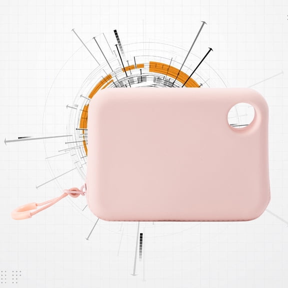 ETEREAUTY Silicone Storage Bag Wallet Pink 1Pcs