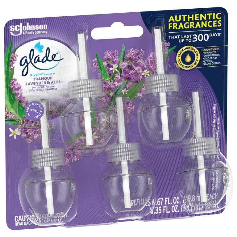 Glade 3.35 fl. oz. Lavender and Aloe Plug-In Air Freshener Refill