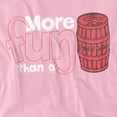 thumbnail image 2 of Barrel of Monkeys More Fun Women's T Shirt, Pink, 2X-Large, 2 of 6