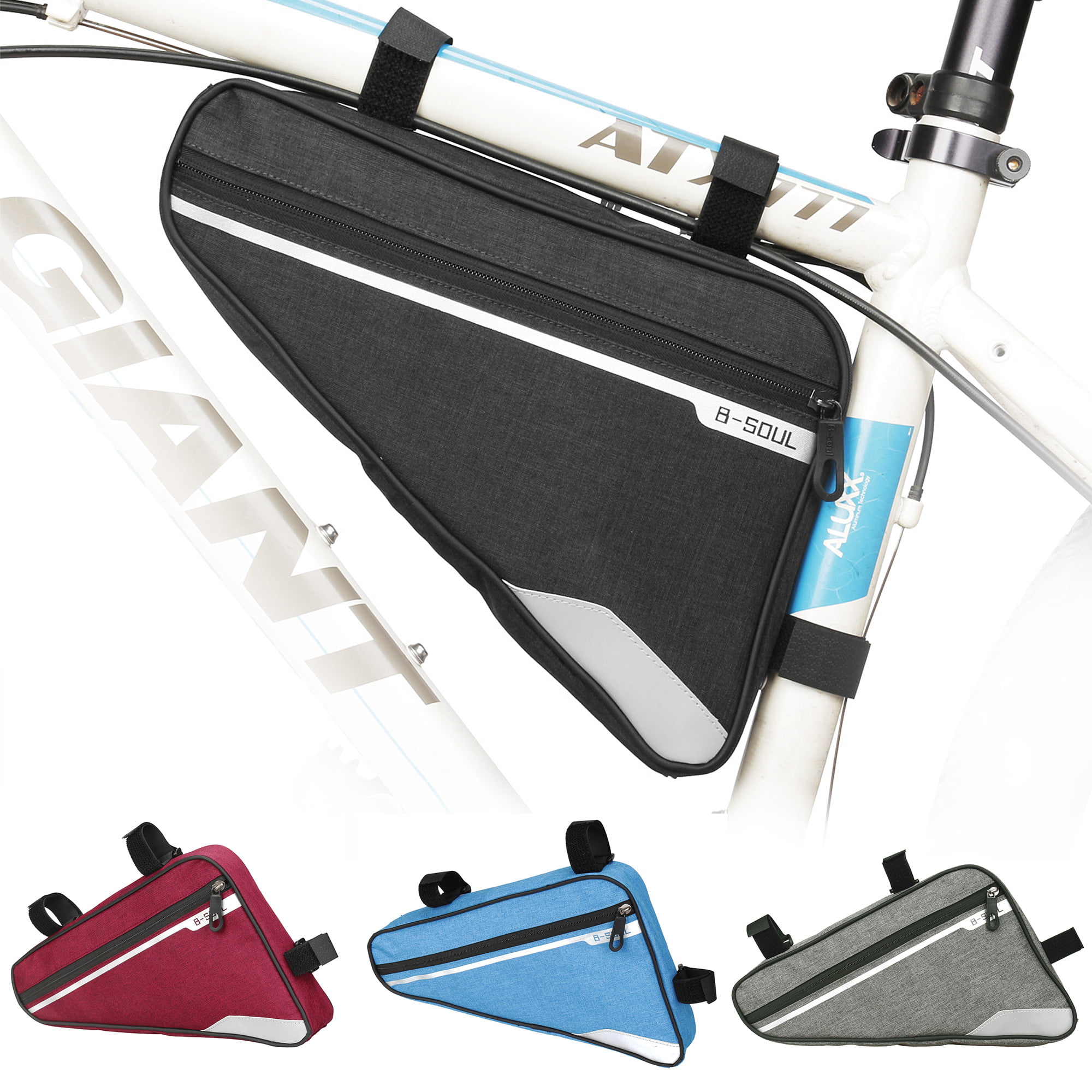 Cycling Bike Bicycle Top Tube Front Frame Triangle Bag Pouch Pannier Pouch Pack