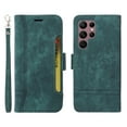 thumbnail image 6 of Feishell Wallet Case for Samsung Galaxy S23 Ultra 5G,Magnetic Protect PU Leather Flip Case Card Holders RFID Blocking Kickstand Protection with Strap Case for Samsung Galaxy S23 Ultra, Green, 6 of 6