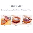 thumbnail image 5 of Silicone Fruit Storage Box, Set of 4 Reusable Storage Containers for Fridge, 5 of 5