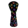 thumbnail image 2 of Pzuqiu Golf Head Covers Premium Leather Headcovers Waterproof Stylish Golf Club Cover Golf Accessories Fit Most Woods and Drivers, Colorful Dog Paw Print, 2 of 8