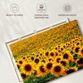 thumbnail image 6 of Elephant Stock Endless Sunflower Field Wall Art - Horizontal Canvas Wall Art - Living Room Wall Decor - Nature Canvas - Gold And Green Decor - 12" x 8", 6 of 8
