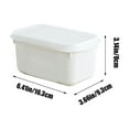 thumbnail image 2 of sruoe Bento Boxes, Bento Box for Lunch Clearance, Lunch Box Containers with Dividers, Leakproof Sealproof Bento Boxes Food Storage Containers, Fresh-Keeping Box for Home, Plastic, 2 of 6
