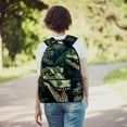 thumbnail image 6 of Lightweight Backpack Crocodile School Bag Travel Laptop Daypack for Men Women Casual Rucksack, 6 of 6