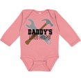 thumbnail image 3 of Inktastic Daddy's Little Helper Tool Set Boys Long Sleeve Baby Bodysuit, 3 of 5