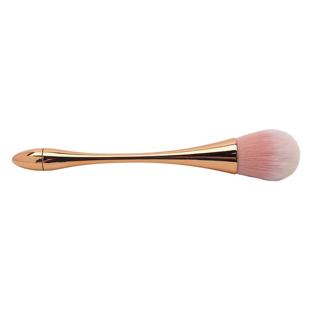 Cepillo Para Polvo De Uñas, Cepillo Para Quitar El Polvo De Uñas, Cepillo Suave De Rosa, Cepillo Para Limpiar El Polvo De Uñas, Herramienta De Bricolaje Para Manicura Y