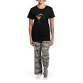 thumbnail image 4 of CafePress - Mother Of Bride Black Women's Dark Pajamas - Women's Short Sleeve Print T-Shirt and Pants Dark Cotton Pajama Set, 4 of 7