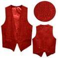 thumbnail image 6 of Daolelai Men's Sequined Suit Vest, 6 of 6