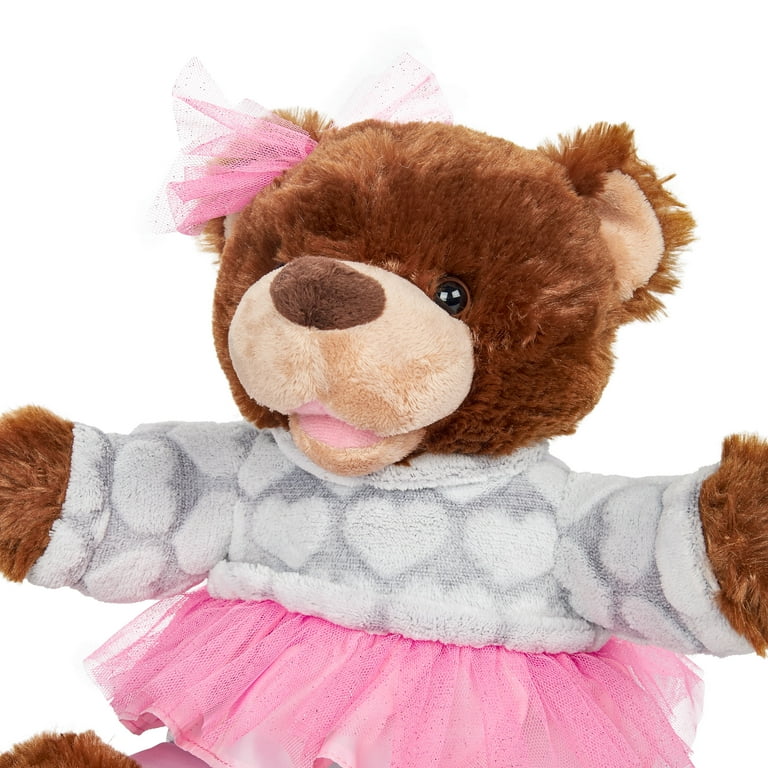 Way To Celebrate Recordable Plush Bear in Pink Tutu 12