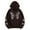 Coffee, variant on Y2K Skeleton Rhinestone Zip-Up Hoodie Oversized Sweatshirt Long Sleeve Graphic Jacket Tops Coffee XXL