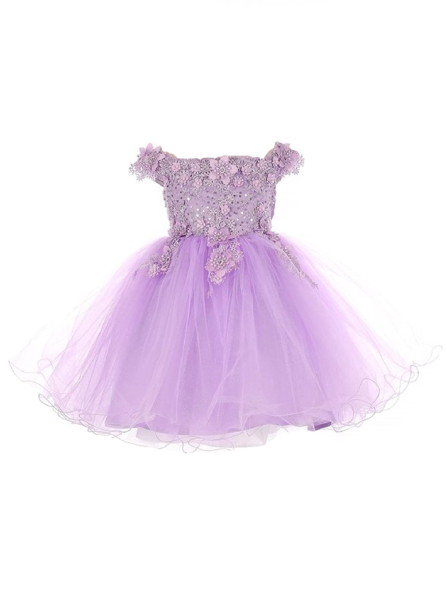 floral sequin tulle
