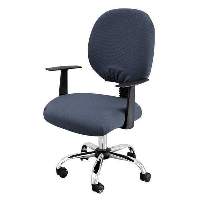Office Chair Cover Stretchable Anti-Dust Swivel Chair Slipcover Protector 310G Computer Desk Chair Covers