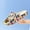 Beige Color, variant on Couple Cloud Cushion Graffiti Slides, Summer Soft Non-Slip EVA Sandals, Indoor Outdoor Trendy Personalized Slippers