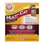 ARM & HAMMER Superior Odor Control Cat Litter, Multi-Cat Clumping Litter, Clean Burst Scent, 40 lb