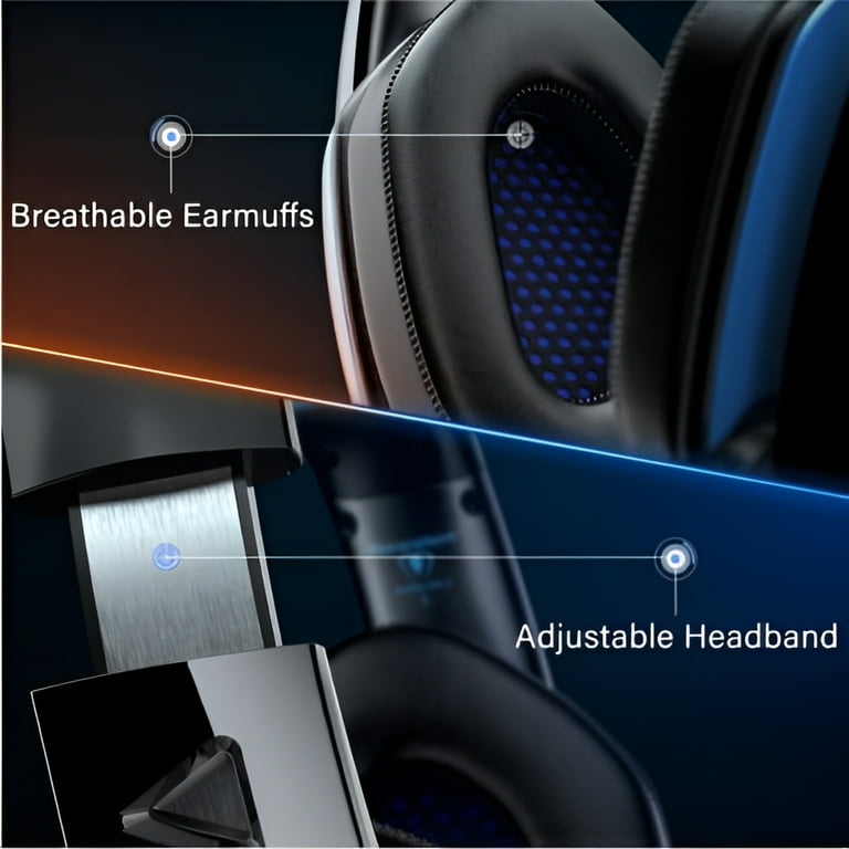 Beexcellent Gaming Headset for PS4, PS5, Xbox One, Switch