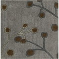 thumbnail image 5 of Hauteloom Neshannock Wool Living Room, Bedroom Area Rug - Traditional, Transitional - Medium Gray, Dark Brown - 4' Round, 5 of 16
