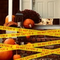 thumbnail image 2 of BZPIZ Halloween Decorations Halloween Decorations Party Caution Tape Halloween Decor 1.92inx120ft for Haunted Houses, Party, Door, Danger Areas Decor 5 Pcs, 2 of 6