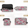 thumbnail image 4 of Hair Tools Travel Bag Heat-Resistant Curling Iron Organizer Bag with Detachable Heatproof Mat Travel Storage Case Roses and Ribbons, 4 of 8