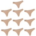 thumbnail image 2 of Ropa interior piezas para mujer Ropa interior invisible sin costuras Lencería Calzoncillos de cinturo baja de mujer XL BLESIY bragas de mujer, 2 of 5