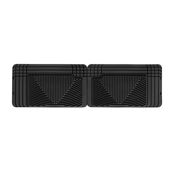 WeatherTech All-Weather Floor Mats compatible with C/K Series Pickup, Acadia Limited, Silverado, F-150, Tahoe, Voyager - 2nd Row, Black