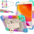 thumbnail image 1 of Ubiuoipad 8th & 7th Generation Case 2020 2019 - Ipad 10.2 Case For Kids Stylish Soft Silicone Hard Pc Heavy Duty Rugged Durable Cover With 360 Rotatin, 1 of 4