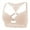 Beige, variant on Women's Bra Seamless Push Up Solid Color No Underwire Comfortable Adjustable Straps Perfect Shape Support Everyday Wear