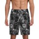 thumbnail image 1 of Balery Black Cats In A Garden Pantalones cortos de pijama de punto de algodón para hombre con cinturilla y bolsillos-XX-Large, 1 of 6