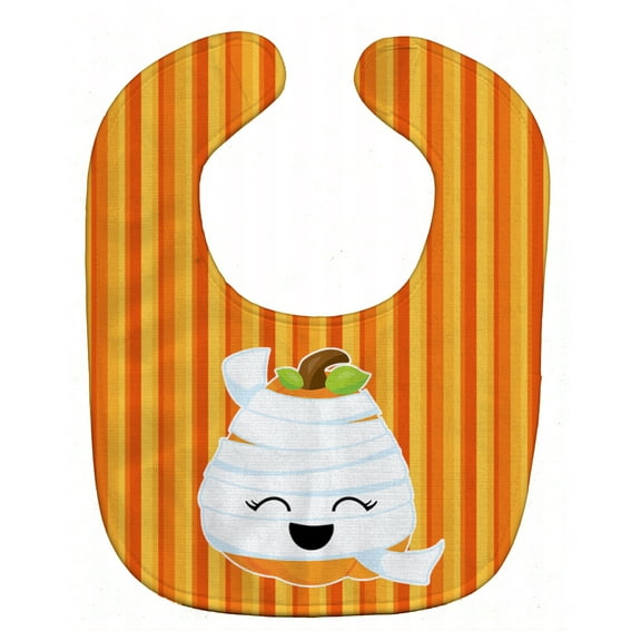 Halloween Pumpkin Mummy Baby Bib