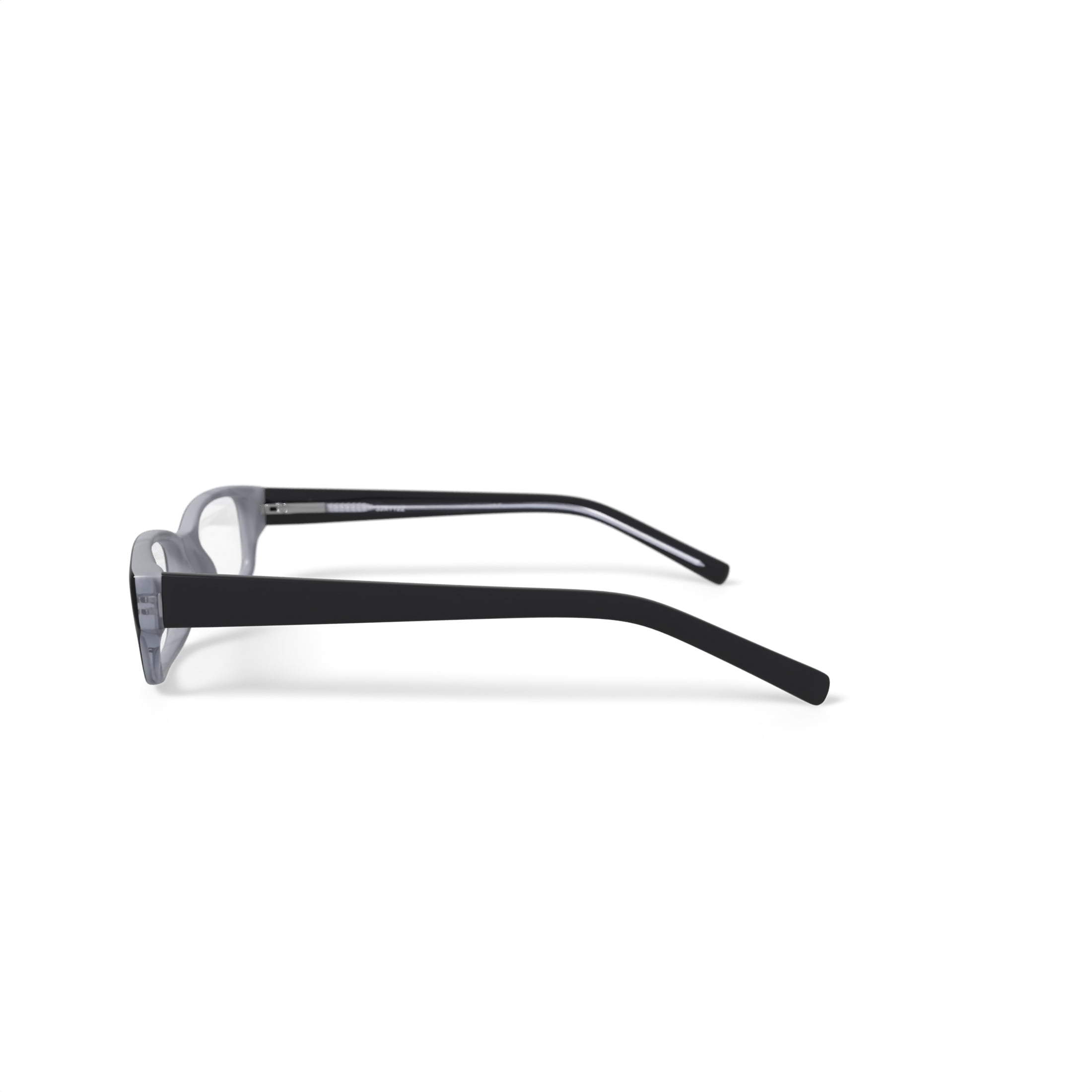 Walmart Youths FM12026 Rectangular Prescription Eyeglasses with Case, Black