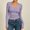 Purple, variant on Vrorvz Ribbed Knit Shirt for Women Long Sleeve Square Neck Shirts Fall Winter Outfit Casual Stretchy Clothes