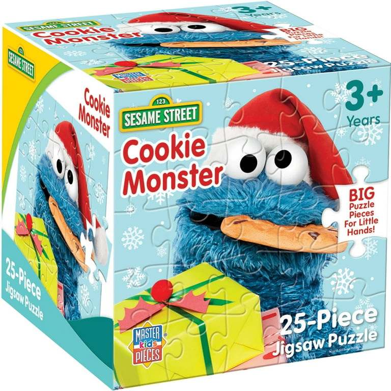 MasterPieces Sesame Street 25 Piece Christmas Cookie Monster