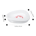thumbnail image 2 of OFFIGAM 2Set Bed Pan With Lid Plastic White Suitable For Immobile Use, 2 of 5
