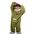 thumbnail image 2 of Big Mouth Monster Onesie Funny Big Mouth Monster Pajamas Onesie Adult Soft Plush Loungewear with Comb and Shoes, 12 Colors, 100-140, 2 of 6