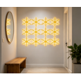 thumbnail image 7 of Christmas Snowflake Decorative Wall Lights 12PC LED Snowflake Shape Lamps for Indoor Living Space Wall Decor (Yellow), 7 of 7