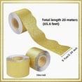 thumbnail image 2 of 65 Feet Sparkle Self-Adhesive Bulletin Stickers,Gold Glitter Scalloped Bulletin Board Border,Shiny Decorative Border Trims,Chalkboard Cork Decoration Strips,for Home Office By Scheam, 2 of 7