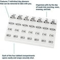 thumbnail image 2 of Carex Apex 7-Day MediChest Plastic Pill Box Organizer, Large, 1 Each, 2 of 5